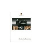 2009 PORSCHE CAYENNE EXCLUSIVE HARDCOVER BROCHURE NEDERLANDS, Livres, Ophalen of Verzenden