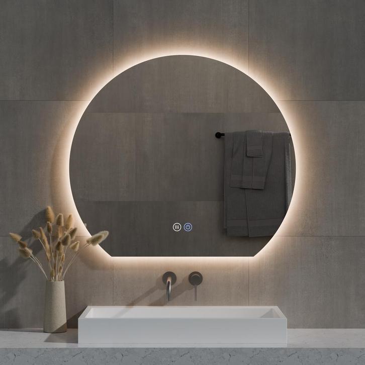 Spiegel Best Design Sunset Half Rond 100x89 cm Incl., Doe-het-zelf en Bouw, Sanitair, Bad, Nieuw, Ophalen of Verzenden