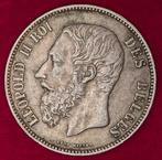 België. Leopold II. 5 Francs 1873 (Zonder Minimumprijs), Postzegels en Munten