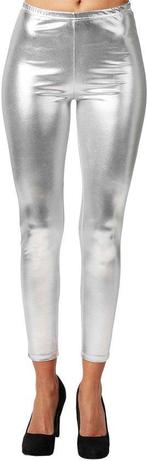 2dekans | dressforfun - Metallic legging zilver XXL -, Ophalen of Verzenden, Nieuw