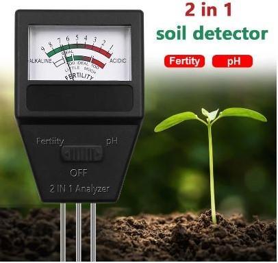 Meter PH waarde en bemesting 2-in-1 hulp zaaien en stekken, Hobby en Vrije tijd, Knutselen, Nieuw