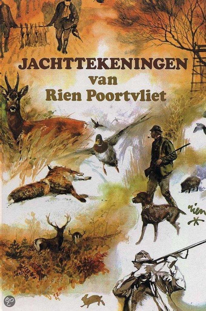 Jachttekeningen van Rien Poortvliet 9789026929458, Boeken, Kunst en Cultuur | Beeldend, Gelezen, Verzenden