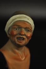 Kerststal - Aardewerk - Hoofdman, Antiek en Kunst