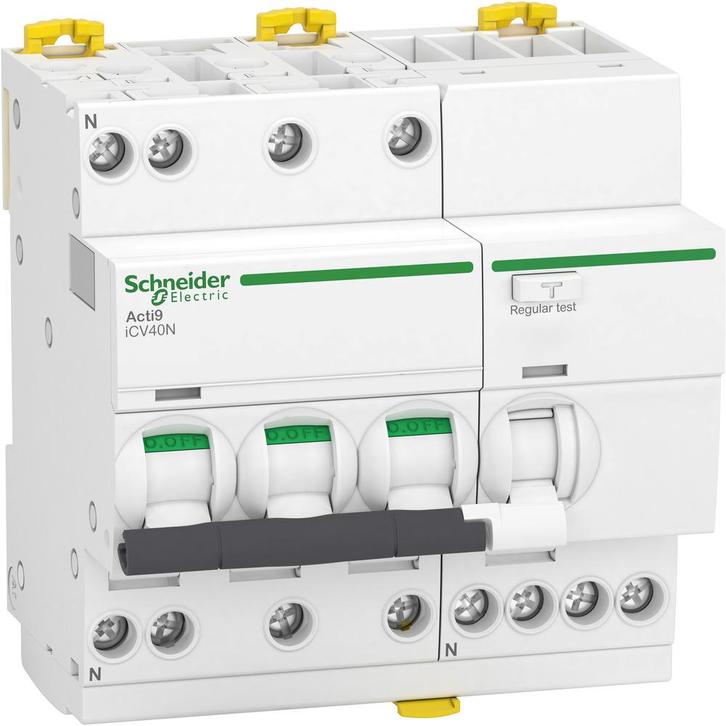 Schneider Electric Acti9 Icv40N 32A Disjoncteur Rcbo -, Doe-het-zelf en Bouw, Elektriciteit en Kabels, Verzenden