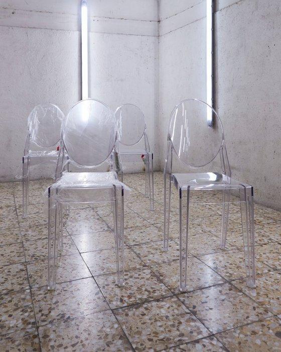 Kartell - Philippe Starck - Victoria Ghost - Stoel (4) -, Antiek en Kunst, Antiek | Meubels | Stoelen en Sofa's