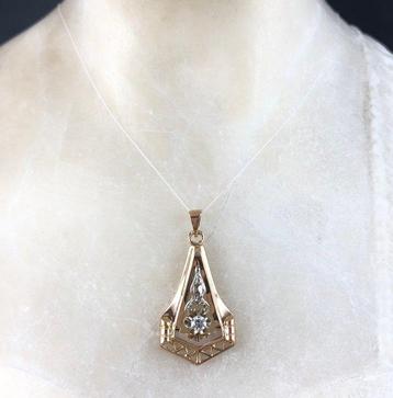Sans Prix de Réserve - Pendentif - 18 carats Or blanc, Or