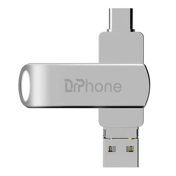 DrPhone FDS6 4 in 1 USB C Flash Drive – USB Stick 128GB -, Computers en Software, USB Sticks, Nieuw, Verzenden