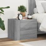 vidaXL Nachtkastje wandgemonteerd 45x30x35 cm grijs sonoma, Huis en Inrichting, Slaapkamer | Nachtkastjes, Verzenden, Nieuw