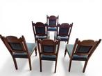 Chaise - Noyer, Bois - Six chaises en bois de noyer