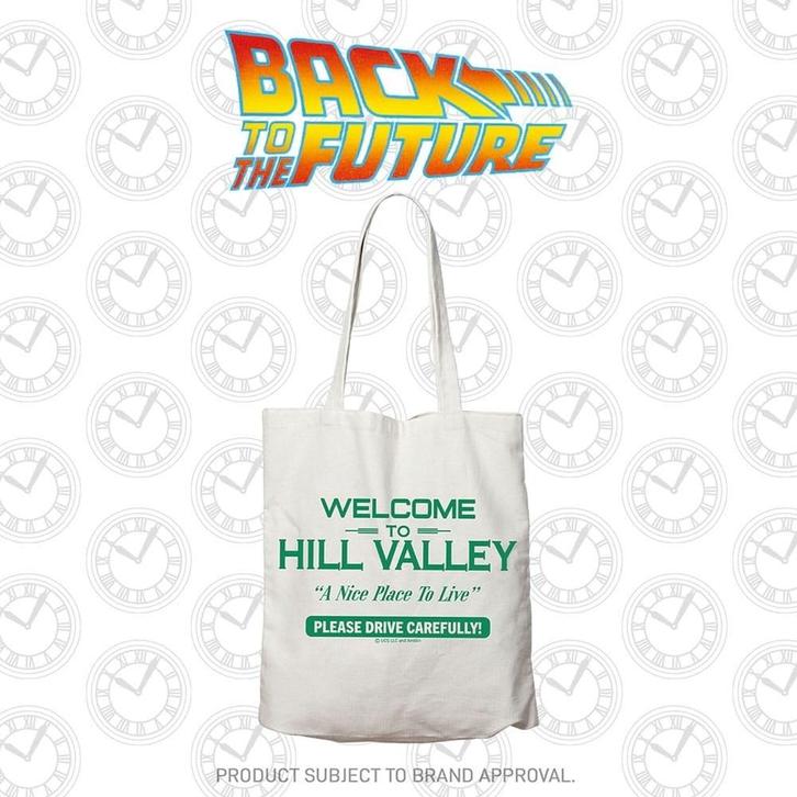 Back to the Future Tote Bag Hill Valley, Collections, Cinéma & Télévision, Enlèvement ou Envoi