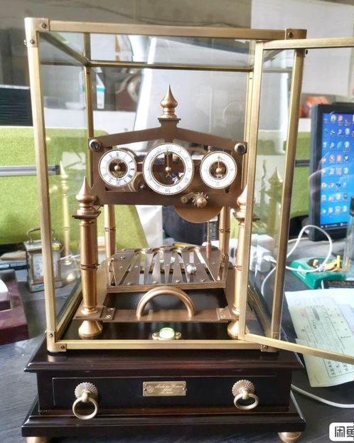 Congreve rolling ball clock - Messing - 2020+, Antiek en Kunst, Antiek | Klokken