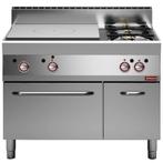 Fornuis/Doorkookplaat + Heteluchtoven | ALPHA 650 | Gas | 2, Verzenden, Nieuw in verpakking