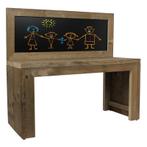 Kinder Speeltafel Krijtbord Steigerhout, Nieuw, Verzenden