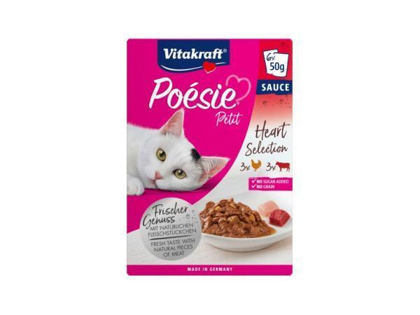 Veiling - Vitakraft Poésie Petit Heart Selection - Kattenvo, Dieren en Toebehoren, Kattenvoerbakken en Drinkbakken