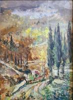 Lionello Balestrieri (1872-1958) - La valle delloro, Antiek en Kunst