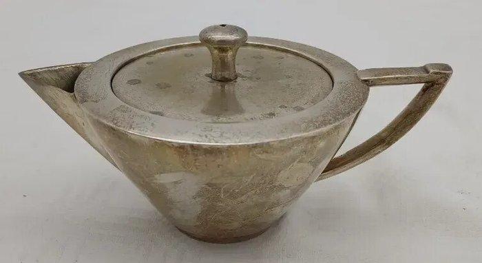 Koffie- en theeservies (4) - Verzilverd messing, Antiek en Kunst, Antiek | Meubels | Tafels