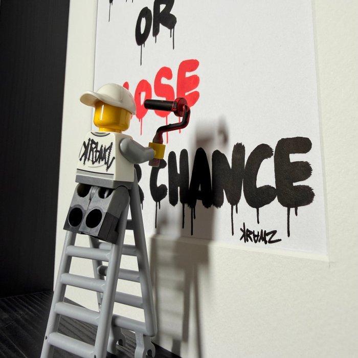 KRAM2 (1981) - TAKE THE RISK !!, Antiek en Kunst, Kunst | Schilderijen | Modern