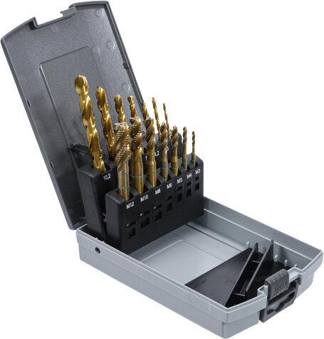 Spiral boren & Tap Set 14-delige, Auto diversen, Autogereedschap, Verzenden
