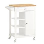 2dekans | SoBuy Keukenwagen met 1 lade, 1 deur & 3, Bricolage & Construction, Bois & Planches, Ophalen of Verzenden