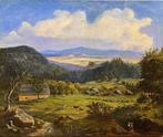 Biedermeier School, Austria (1860) - Landschaft in Tirol, Antiek en Kunst