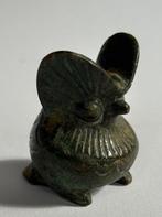 sculptuur, Grote ooruil Athena - 5.5 cm - Brons