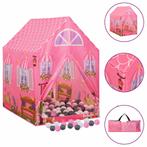 vidaXL Kinderspeeltent met 250 ballen 69x94x104 cm roze, Kinderen en Baby's, Speelgoed | Buiten | Speeltoestellen, Verzenden, Nieuw