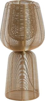 2dekans | Light & Living Tafellamp Aboso - Goud - Ø24cm -, Ophalen of Verzenden
