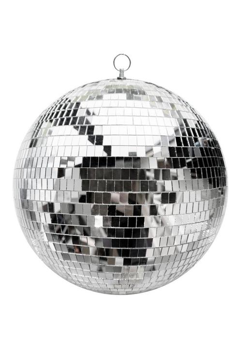 Discobal Ø 30 cm Middelgroot Discobol Zilver Spiegeltjes 10, Hobby en Vrije tijd, Feestartikelen, Nieuw, Ophalen of Verzenden