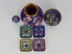 Vaas - Cloisonné - China - Cloisonne kunstwerken (Zonder, Antiek en Kunst