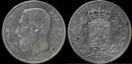 Belgium Leopold Ii 5 frank 1867 point zilver, België, Verzenden