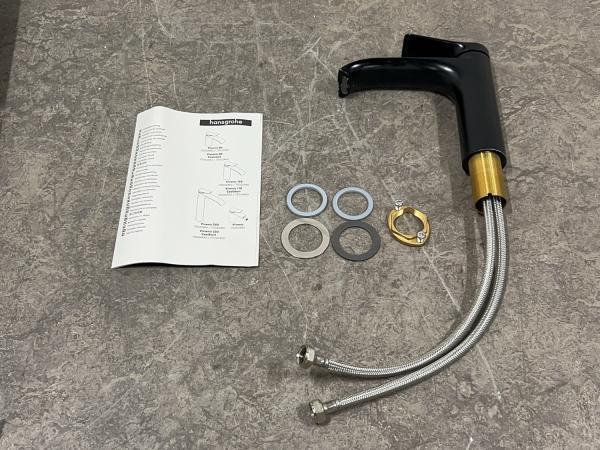 Veiling - Hansgrohe wastafelkraan Vivenis mat zwart, Doe-het-zelf en Bouw, Sanitair