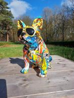 Statue, street Art bulldog with sunglasses - 33 cm -, Antiek en Kunst