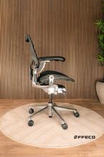 Herman Miller Aeron Remastered Polished Edition, Huis en Inrichting, Bureaustoelen, Verzenden, Zwart, Zo goed als nieuw, Bureaustoel