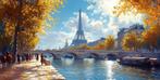 Iconica - Golden Autumn on the Seine · XXL, Antiek en Kunst
