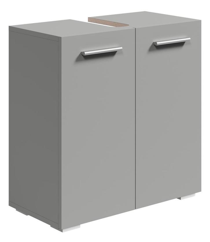 Wastafelkast Jupiter 60 x 30 x 60 cm Mat Grijs, Huis en Inrichting, Badkamer | Badkamermeubels, Nieuw, Verzenden