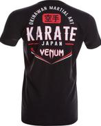 Venum Okinawa Honor Karate Katoenen T-shirt Zwart, Verzenden, Zwart, Vechtsport, Venum