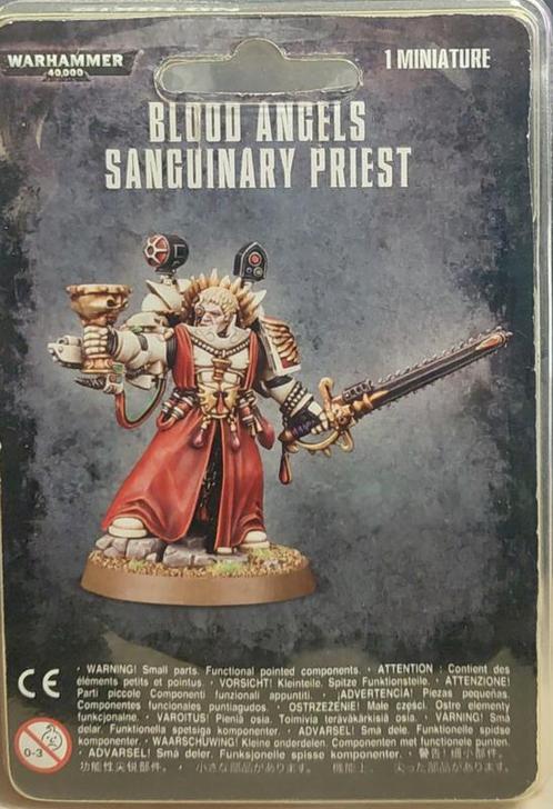 Blood Angels Sanguinary Priest oude doosje (Warhammer 40.000, Hobby en Vrije tijd, Wargaming, Ophalen of Verzenden