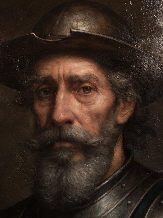 Piotr Topolski (XX-XXI) - Knight-errant, Antiek en Kunst, Kunst | Schilderijen | Klassiek
