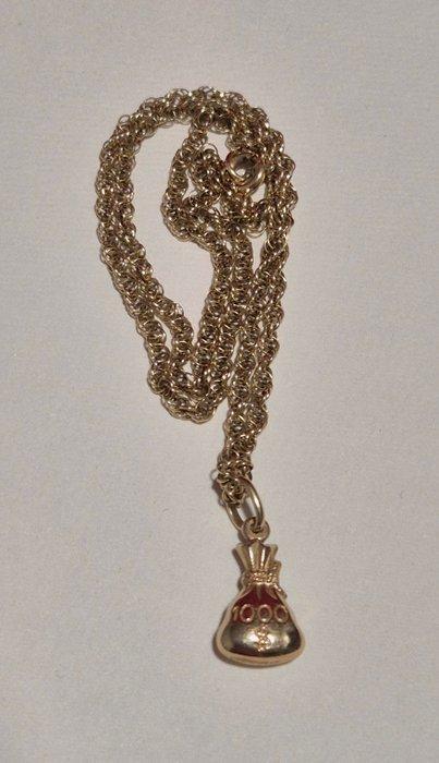 Zonder minimumprijs - Borstornament - 9 kt. Geel goud, Bijoux, Sacs & Beauté, Bijoux anciens