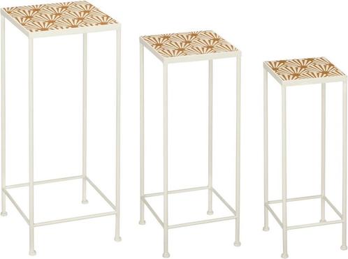 Tweedekans | Mica Decorations Odile Bijzettafel Set van 3 –, Tuin en Terras, Tuinsets en Loungesets, Ophalen of Verzenden