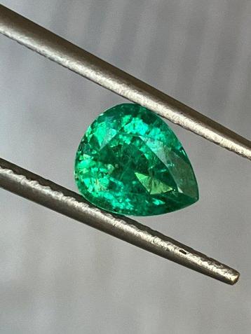 1 pcs Groen Smaragd - 1.50 ct - International Gemological beschikbaar voor biedingen