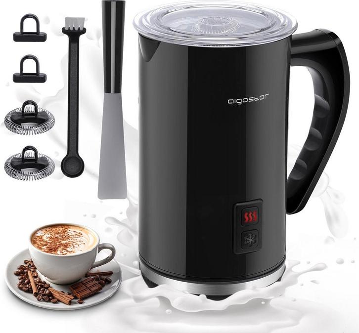 Melkopschuimer elektrisch - 3-in-1 - Melkklopper - 240 ML -, Huis en Inrichting, Woonaccessoires | Overige, Verzenden