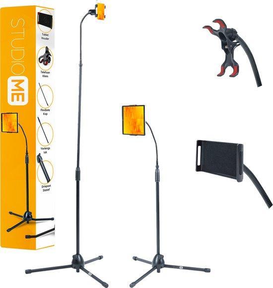 2dekans | Studio Me telefoon houder - 75 cm - Zwart -, Audio, Tv en Foto, Fotografie | Statieven en Balhoofden, Ophalen of Verzenden