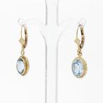 Oorbellen - 14 karaat Geel goud Spinel, Nieuw