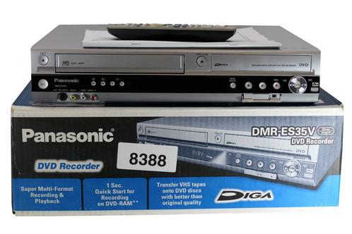 Panasonic DMR-ES35 - VHS / DVD Combi Recorder (BOXED), TV, Hi-fi & Vidéo, Lecteurs vidéo, Envoi