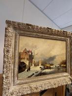 A.D. Hilleman (XX) - Nederlands winterlandschap