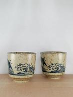 Lifeng - Beker (2) - Keramiek - Een paar Yunomi theekopjes
