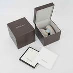 Gucci - Swiss Made Quartz Watch Gold-Tone Case Turquoise, Nieuw