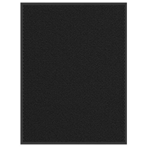vidaXL Deurmat 80x120 cm zwart, Tuin en Terras, Deurmatten, Nieuw, Verzenden