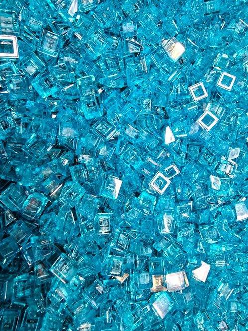 Lego Onderdelen - Heel veel water dakpannetjes transparant, Kinderen en Baby's, Speelgoed | Duplo en Lego